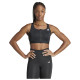 Adidas Γυναικείο μπουστάκι Powerreact Training Medium-Support Zip Bra